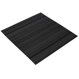 vidaXL Carreau de tapis Rayures Gris Clair 50 x 50 cm 20 pi&egrave;ces