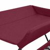 vidaXL Table &agrave; langer Rouge Fer