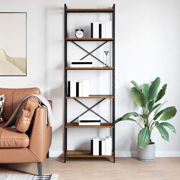 vidaXL &Eacute;tag&egrave;re Bois ancien 40 x 30 x 85 cm Bois d'ing&eacute;nierie