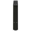 vidaXL Pieds de table basse en forme de A, 2 pi&egrave;ces, noir, 60 x (30-31) cm, acier