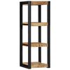 vidaXL &Eacute;tag&egrave;re murale 35x35x100 cm bois de manguier brut massif