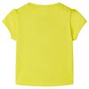 T-shirt pour enfants jaune 140