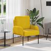 vidaXL Canap&eacute;s avec coussin 55cm Jaune Contreplaqu&eacute;