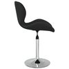 vidaXL Chaises pivotantes &agrave; manger lot de 6 Noir Velours