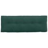 vidaXL Coussin de Dos Vert fonc&eacute; 140 x 50 cm Tissu en velours c&ocirc;tel&eacute;