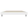 vidaXL Cadre de lit sans matelas blanc 90x200 cm bois d'ing&eacute;nierie