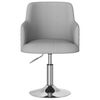 vidaXL Chaises &agrave; manger lot de 4 gris clair tissu