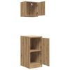 vidaXL Armoires garage 2 pcs ch&ecirc;ne artisanal bois d'ing&eacute;nierie