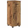 vidaXL Ensemble de mobilier de salle de bain 5 pcs Bois Ancien