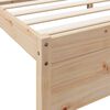 vidaXL Lit biblioth&egrave;que sans matelas 150x200 cm bois massif de pin
