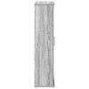 vidaXL Meuble de salle de bain avec porte-rouleau sonoma gris