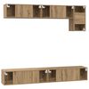vidaXL Ensemble meuble TV 5 pcs Ch&ecirc;ne artisanal Bois d'ing&eacute;nierie