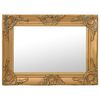 vidaXL Miroir mural style baroque 60x40 cm Dor&eacute;