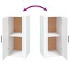 vidaXL Buffet Blanc 40x33x70 cm Bois d'ing&eacute;nierie