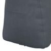 vidaXL Coussin de Dos Gris fonc&eacute; 60 x 24 x 50 cm Velours