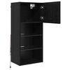 vidaXL Meubles TV muraux 2 pcs Ch&ecirc;ne noir 40,5 x 30 x 90 cm