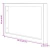 vidaXL Supports d'&eacute;tag&egrave;res pour lavabo 2 pcs noir rectangulaire acier