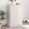 vidaXL Poign&eacute;es de Cabinet Blanc 85 x 45 mm M&eacute;tал