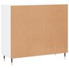 vidaXL Buffet blanc 90x34x80 cm bois d'ing&eacute;nierie