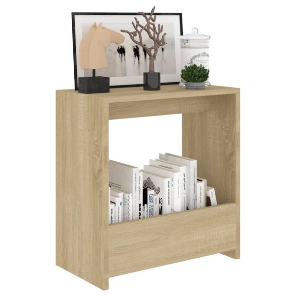 vidaXL Table d'appoint ch&ecirc;ne sonoma 50x26x50 cm bois d'ing&eacute;nierie