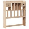 vidaXL Lit biblioth&egrave;que sans matelas 75x190 cm bois de pin massif
