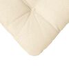 vidaXL Coussins de si&egrave;ge 4 pcs Cr&egrave;me 40 x 40 cm