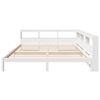 vidaXL Lit biblioth&egrave;que sans matelas blanc 180x200 cm bois pin massif