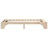vidaXL Cadre de lit Naturel 100 x 200 cm Pin massif