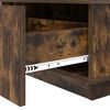 vidaXL Table basse Ch&ecirc;ne fum&eacute; 95 x 55 x 31 cm Bois d'ing&eacute;nierie
