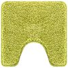 vidaXL Ensemble de tapis de bain antid&eacute;rapants 3 pcs Vert PP