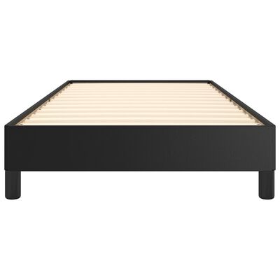 vidaXL Cadre de lit sans matelas noir 90x190 cm similicuir