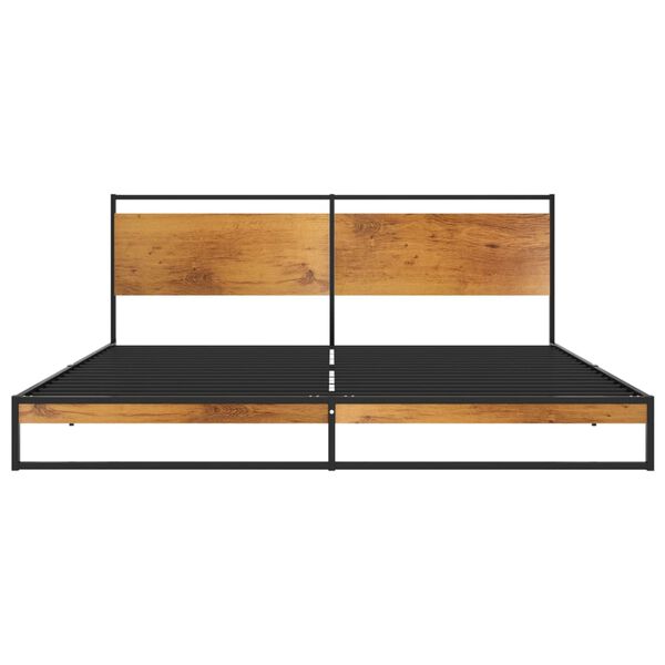 vidaXL Cadre de lit sans matelas m&eacute;tal 180x200 cm