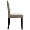 vidaXL Chaises &agrave; manger lot de 6 gris clair velours