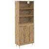 vidaXL Haut Armoire Ch&ecirc;ne artisanal 69,5 x 34 x 180 cm