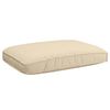 vidaXL Ensemble de Canap&eacute;s Uni 4 pcs Beige Bois d'Acacia Massif