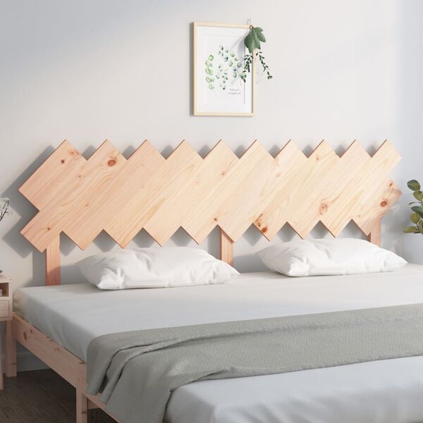 vidaXL T&ecirc;te de lit 196x3x80,5 cm Bois massif de pin