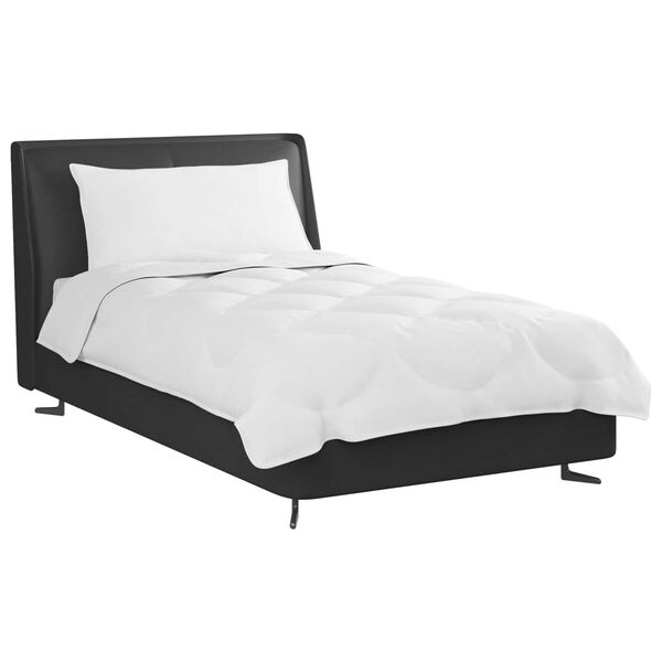 vidaXL Ensemble de Duvet avec oreiller 2 pcs Blanc Microfibre