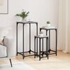 vidaXL Tables d&rsquo;appoint gigognes 3 pcs sonoma gris bois d'ing&eacute;nierie