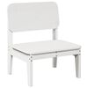 vidaXL Chaise de jardin blanc 60x52,5x72 cm bois de pin massif