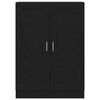 vidaXL Biblioth&egrave;que Ch&ecirc;ne noir 82,5 x 30,5 x 115 cm Bois d'ing&eacute;nierie