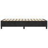 vidaXL Cadre de lit noir 100x200 cm velours