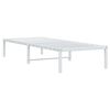 vidaXL Cadre de lit m&eacute;tal blanc 80x200 cm