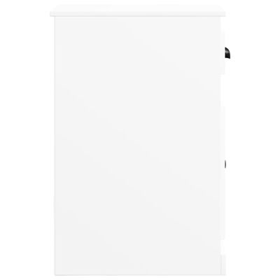 vidaXL Armoire latérale avec tiroir blanc 40x50x75cm bois d'ingénierie