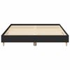 vidaXL Cadre de lit sans matelas noir 140x200 cm bois d'ing&eacute;nierie