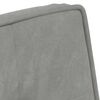 vidaXL Chaise de relaxation gris clair 64x74x84 cm velours