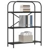 vidaXL &Eacute;tag&egrave;re Ch&ecirc;ne noir 80 x 30 x 109 cm Bois d'ing&eacute;nierie