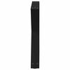 vidaXL Pieds de table basse 2 pi&egrave;ces Noir 50 x (42-43,3) cm Acier