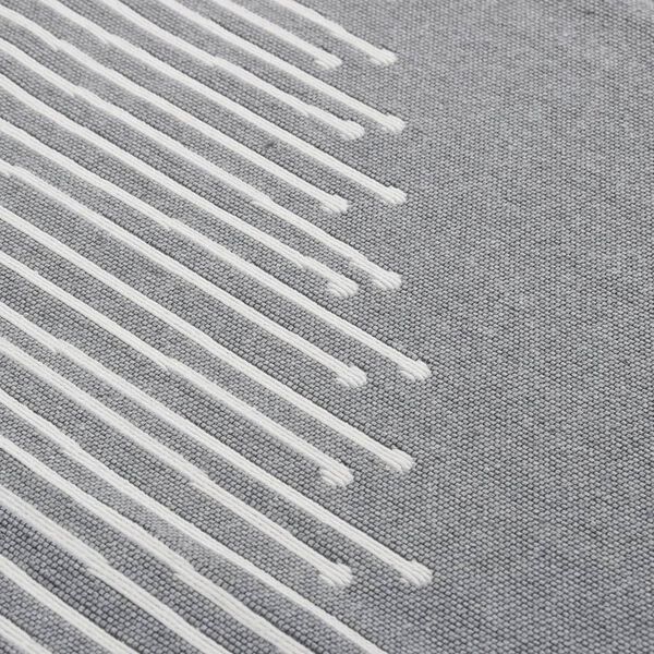 vidaXL Tapis Gris fonc&eacute; 160x230 cm Coton