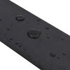 vidaXL Bordure en caoutchouc de chasse-neige noir 80x8x2 cm
