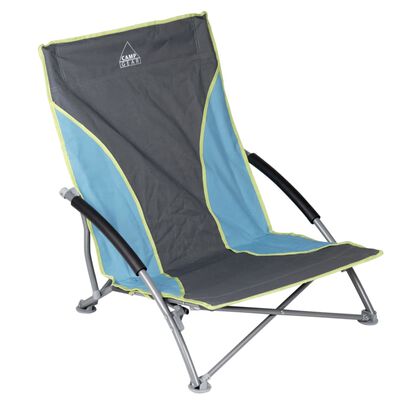 Camp Gear Chaise de plage Compact Bleu et gris 1204781
